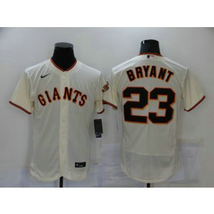 MLB Giants 23 Byrant Cream Nike Flexbase Men Jersey