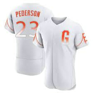 MLB Giants 23 Joc Pederson White 2021 City Connect Nike Flexbase Men Jersey