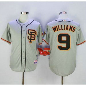 MLB Giants 9 Matt Williams Grey Cool Base Road 2 Men Jersey