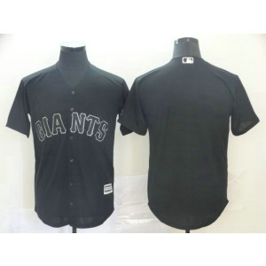 MLB Giants Blank Black 2019 Players Weekend Player Men Jersey
