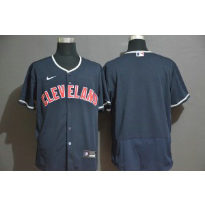 MLB Indians Blank Navy 2020 Nike Flexbase Men Jersey