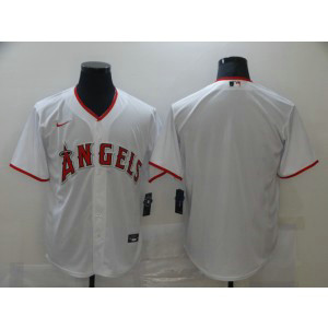 MLB Los Angeles Angels White Blank Nike Cool Base Men Jersey