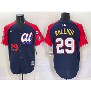 MLB Mariners 29 Raleigh Navy Alternate 2025 All Star Nike Cool Base Men Jersey
