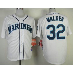 MLB Mariners 32 Taijuan Walker White Cool Base Men Jersey