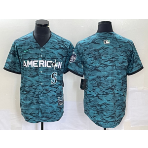 MLB Mariners Blank Teal 2023 All-Star Nike Cool Base Men Jersey