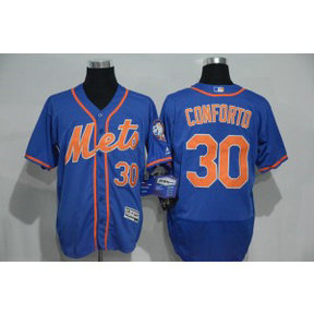 MLB Mets 30 Michael Conforto Blue Flexbase Men Jersey