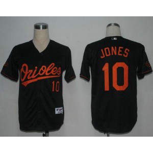 MLB Orioles 10 Adam Jones Black Cool Base Youth Jersey