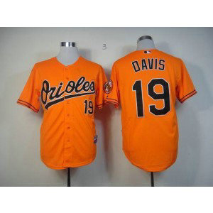 MLB Orioles 19 Chris Davis Orange Cool Base Men Jersey