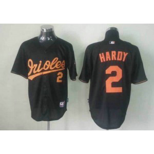 MLB Orioles 2 J.J. Hardy Black Cool Base Men Jersey