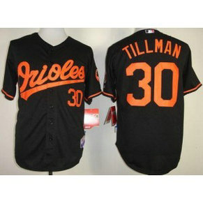 MLB Orioles 30 Chris Tillman Black Cool Base Men Jersey
