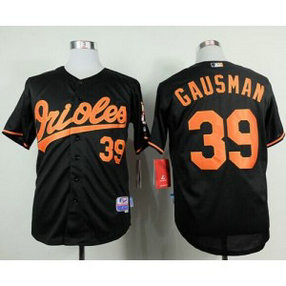 MLB Orioles 39 Kevin Gausman Black Cool Base Men Jersey