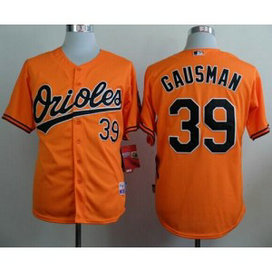 MLB Orioles 39 Kevin Gausman Orange Cool Base Men Jersey