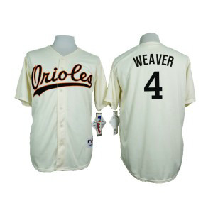 MLB Orioles 4 Earl Weaver Cream 1954 Turn Back The Clock Throwback Men Jersey