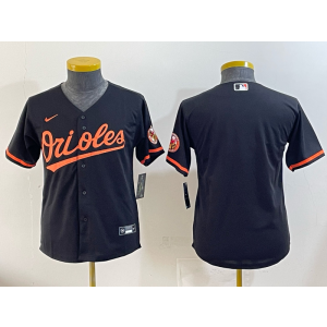 MLB Orioles Blank Black Nike Cool Base Youth Jersey