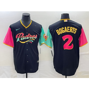 MLB Padres 2 Bogaerts Black 2023 City Connect Nike Cool Base Men Jersey