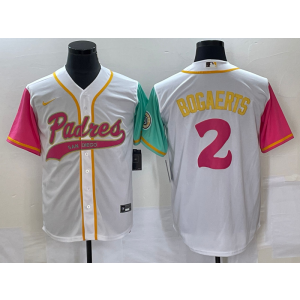 MLB Padres 2 Bogaerts White City Connect Nike Cool Base Men Jersey