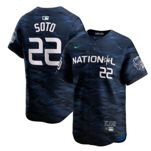 MLB Padres 22 Juan Soto Royal 2023 All-Star Nike Cool Base Men Jersey