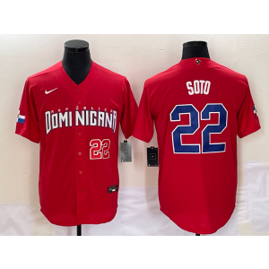 MLB Padres 22 Soto 2023 World Series Nike Cool Base Men Jersey