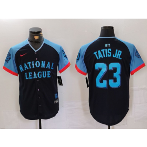 MLB Padres 23 Fernando Tatis Jr. Black 2024 All-Star Nike Cool Base Men Jersey