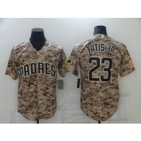 MLB Padres 23 Fernando Tatis Jr. Camo Nike Cool Base Men Jersey