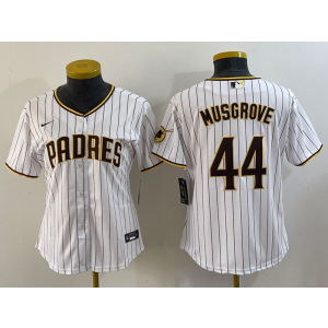 MLB Padres 44 Joe Musgrove White Nike Cool Base Youth Jersey