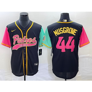 MLB Padres 44 Musgrove Black Baseball City Connect Nike Cool Base Men Jersey