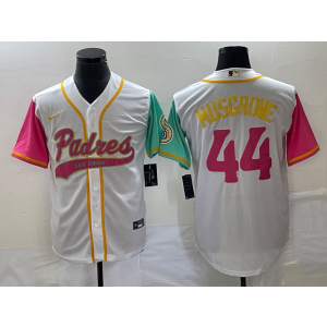 MLB Padres 44 Musgrove White Baseball City Connect Nike Cool Base Men Jersey