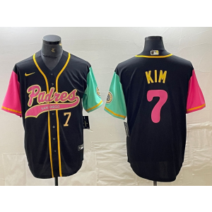 MLB Padres 7 Ha Seong Kim Black City Nike Cool Base Men Jersey
