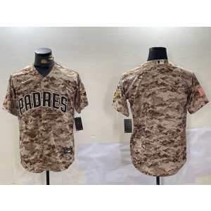 MLB Padres Blank Nike Cool Base Men Jersey