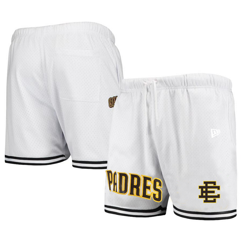 MLB Padres white Shorts 2