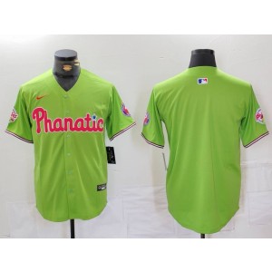 MLB Phillies Blank Green Nike Cool Base Men Jersey