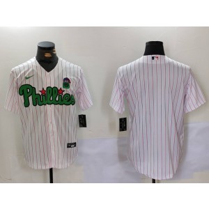 MLB Phillies Blank New White Nike Cool Base Men Jersey