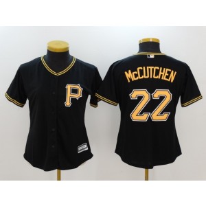 MLB Pirates 22 Andrew McCutchen Black Nike Cool Base Youth Jersey