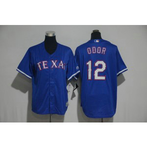 MLB Rangers 12 Rougned Odor Blue Cool Base Youth Jersey