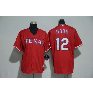 MLB Rangers 12 Rougned Odor Red Cool Base Youth Jersey