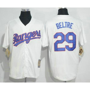 MLB Rangers 29 Adrian Beltre White Home Majestic Cool Base Cooperstown Collection Men Jersey