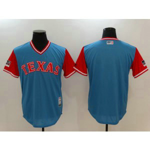 MLB Rangers Light Blue 2018 Players' Weekend Authentic Men Jersey