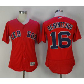 MLB Red Sox 16 Andrew Benintendi Red Flexbase New Men Jersey