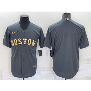 MLB Red Sox Blank Charcoal 2022 All-Star Nike Cool Base Men Jersey