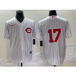 MLB Reds 17 Chris Sabo White 2022 Field of Dreams Nike Cool Base Men Jersey