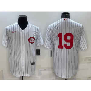 MLB Reds 19 Joey Votto White 2022 Field of Dreams Nike Cool Base Men Jersey