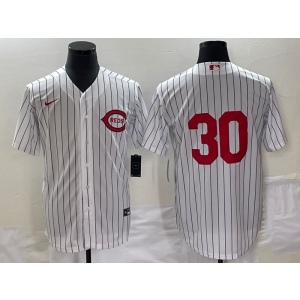 MLB Reds 30 Ken Griffey White 2022 Field of Dreams Nike Cool Base Men Jersey