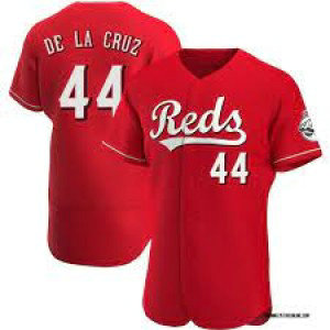 MLB Reds 44 Elly De La Cruz Red Nike Flexbase Men Jersey