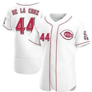 MLB Reds 44 Elly De La Cruz White Nike Flexbase Men Jersey