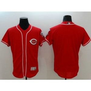 MLB Reds Blank Red Flexbase Men Jersey