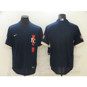 MLB Royals Blank Navy 2021 All-Star Flexbase Men Jersey