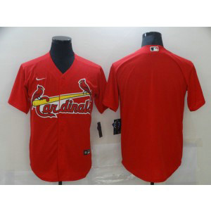 MLB St.Louis Cardinals Red Blank Nike Cool Base Men Jersey