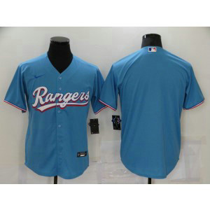MLB Texas Rangers Blank Blue Nike Cool Base Men Jersey
