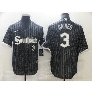 MLB White Sox Southside 3 Harold Baines 2021 City Connect Cool Base Men Jersey