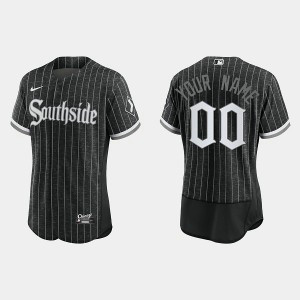MLB White Sox Southside Black 2021 New City Connect Customized Men Jersey